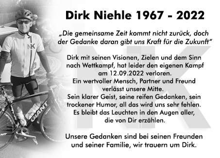 Wir trauern um Dirk Niehle